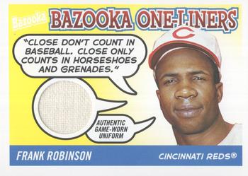 2004 Bazooka - Bazooka One-Liners Relics #BOL-FR Frank Robinson Front