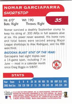 2004 Bazooka - Red Chunks #35 Nomar Garciaparra Back