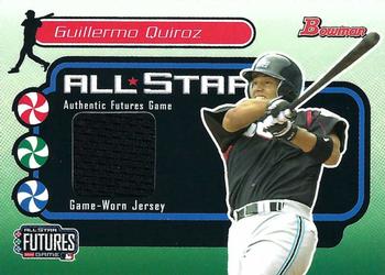 2004 Bowman - Futures Game Gear Jersey Relics #FG-GQ Guillermo Quiroz Front