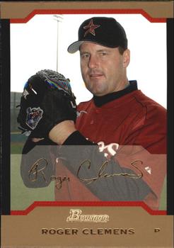 2004 Bowman - Gold #37 Roger Clemens Front