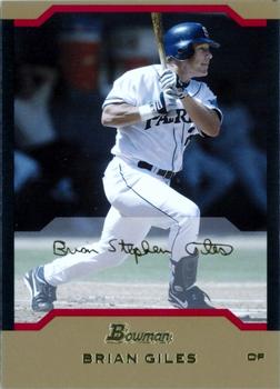 2004 Bowman - Gold #59 Brian Giles Front