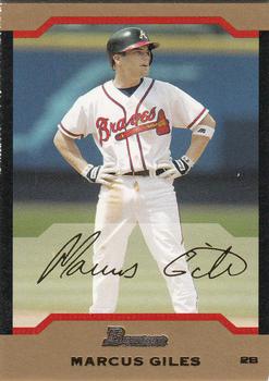 2004 Bowman - Gold #82 Marcus Giles Front