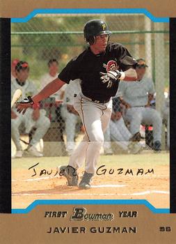 2004 Bowman - Gold #220 Javier Guzman Front