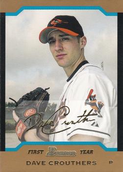 2004 Bowman - Gold #231 Dave Crouthers Front
