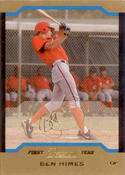 2004 Bowman - Gold #314 Ben Himes Front