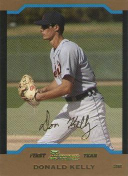 2004 Bowman - Gold #316 Donald Kelly Front