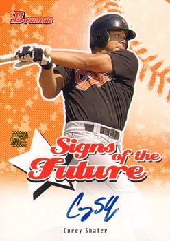 2004 Bowman - Signs of the Future #SOF-CS Corey Shafer Front