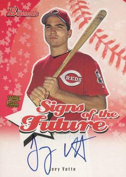2004 Bowman - Signs of the Future #SOF-JV Joey Votto Front