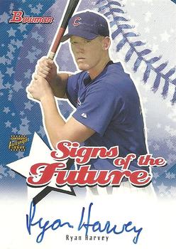 2004 Bowman - Signs of the Future #SOF-RH Ryan Harvey Front