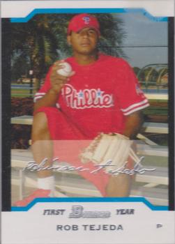 2004 Bowman - Uncirculated Silver #290 Rob Tejeda Front
