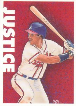 1992 Dynasty #1 Dave Justice Front