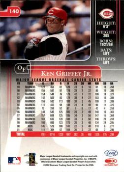 2002 Leaf Rookies & Stars #140 Ken Griffey Jr. Back