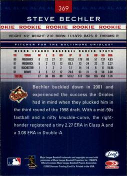 2002 Leaf Rookies & Stars #369 Steve Bechler Back