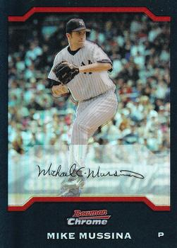 2004 Bowman Chrome - Refractors #55 Mike Mussina Front