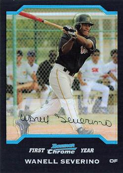 2004 Bowman Chrome - Refractors #182 Wanell Severino Front