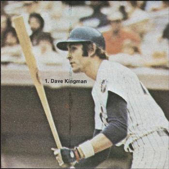 1976 Sportstix Stickers (Square) #1 Dave Kingman Front