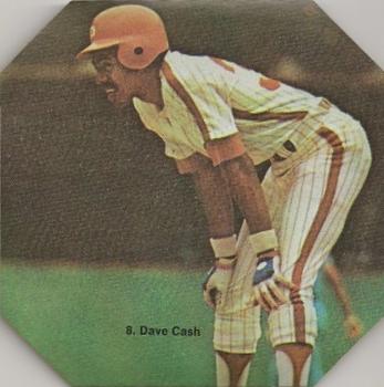 1976 Sportstix Stickers (Octagon) #8 Dave Cash Front