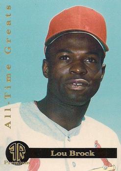 1993 Front Row Premium All-Time Greats Lou Brock #2 Lou Brock Front
