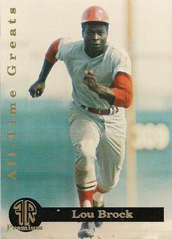 1993 Front Row Premium All-Time Greats Lou Brock #4 Lou Brock Front