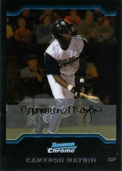 2004 Bowman Draft Picks & Prospects - AFLAC All-American Chrome #AFL11 Cameron Maybin Front