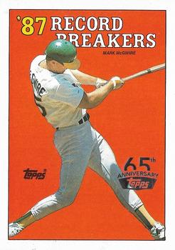 2016 Topps - 65th Anniversary Buybacks Silver Stamp #3 Mark McGwire Front