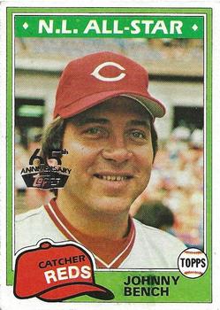 2016 Topps - 65th Anniversary Buybacks Silver Stamp #600 Johnny Bench Front
