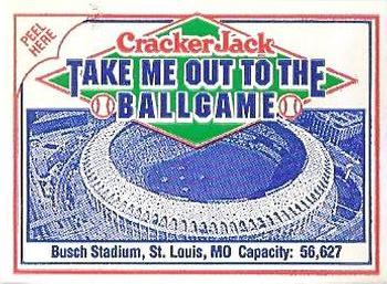 1993 Cracker Jack 1915 Replicas - Take Me Out to the Ballgame  / Stadiums #NNO Busch Stadium Front
