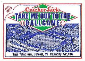 1993 Cracker Jack 1915 Replicas - Take Me Out to the Ballgame  / Stadiums #NNO Tiger Stadium Front