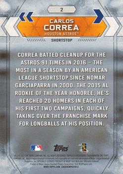 2017 Topps National Baseball Card Day #2 Carlos Correa Back