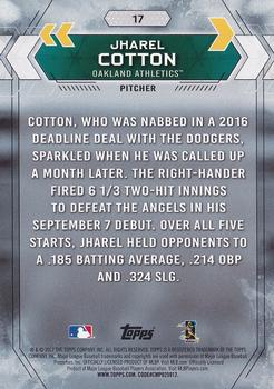 2017 Topps National Baseball Card Day #17 Jharel Cotton Back