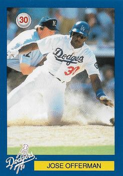 1994 Los Angeles Dodgers Police #NNO Jose Offerman Front