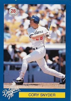 1994 Los Angeles Dodgers Police #NNO Cory Snyder Front