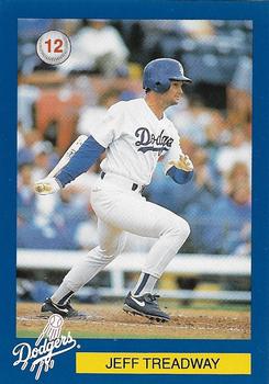 1994 Los Angeles Dodgers Police #NNO Jeff Treadway Front