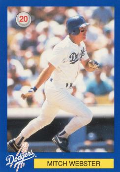 1994 Los Angeles Dodgers Police #NNO Mitch Webster Front