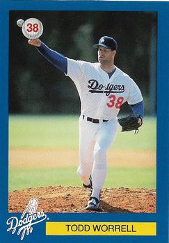 1994 Los Angeles Dodgers Police #NNO Todd Worrell Front