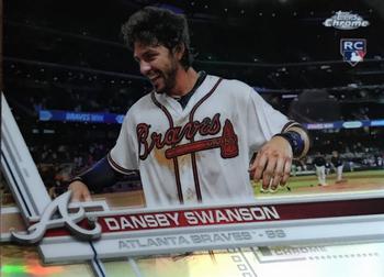 Dansby Swanson Atlanta Braves 2017 Topps Chrome Update