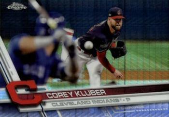2017 Topps Chrome - Prism Refractor #5 Corey Kluber Front