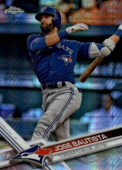 2017 Topps Chrome - Prism Refractor #171 Jose Bautista Front