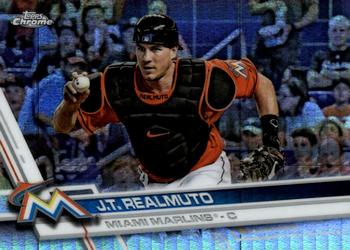 2017 Topps Chrome - Prism Refractor #191 J.T. Realmuto Front