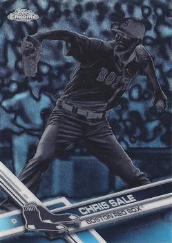 2017 Topps Chrome - Negative Refractor #160 Chris Sale Front