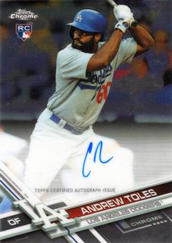 2017 Topps Chrome - Rookie Autographs #RA-AT Andrew Toles Front