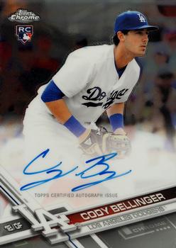 2017 Topps Chrome - Rookie Autographs #RA-CB Cody Bellinger Front