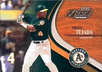 2002 Playoff Piece of the Game #28 Miguel Tejada Front
