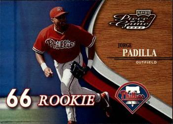 2002 Playoff Piece of the Game #57 Jorge Padilla Front
