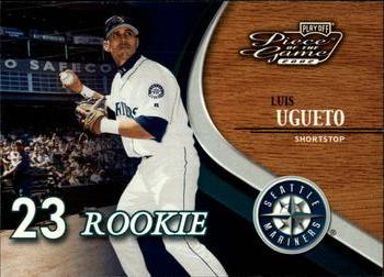 2002 Playoff Piece of the Game #69 Luis Ugueto Front