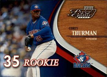 2002 Playoff Piece of the Game #75 Corey Thurman Front