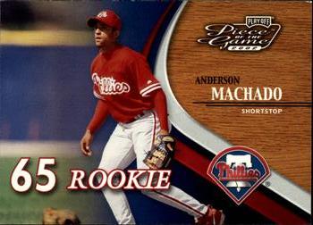 2002 Playoff Piece of the Game #83 Anderson Machado Front
