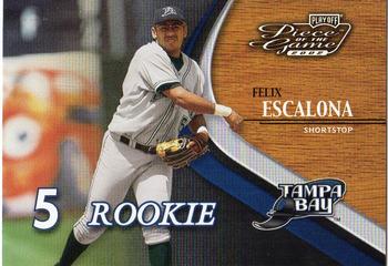 2002 Playoff Piece of the Game #97 Felix Escalona Front