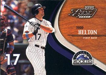 2002 Playoff Piece of the Game #34 Todd Helton Front