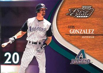 2002 Playoff Piece of the Game #42 Luis Gonzalez Front